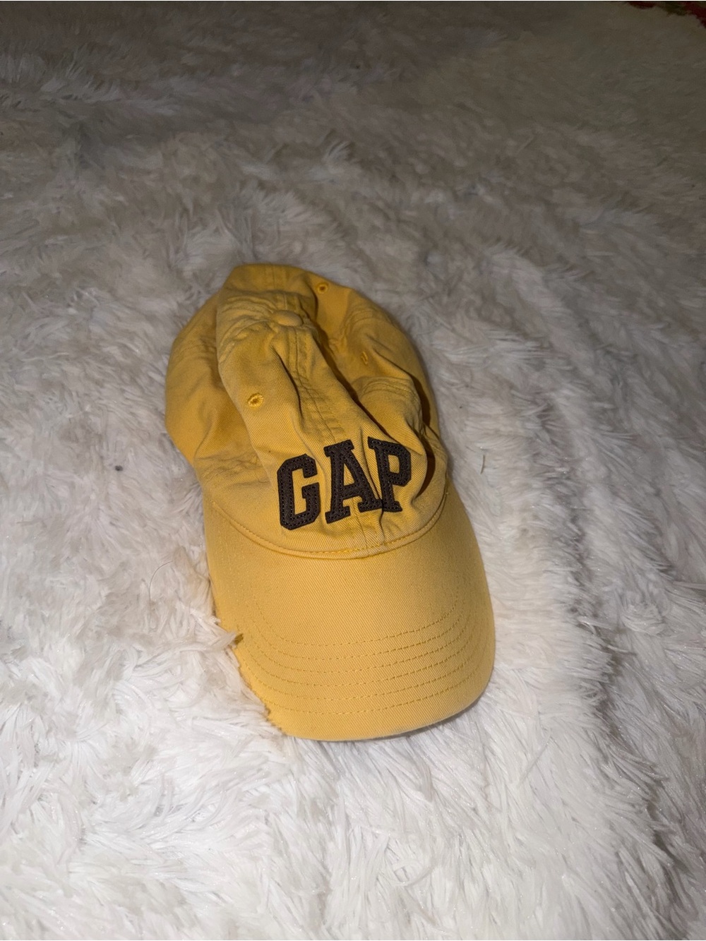GAP Yellow Cotton Baseball Cap Sz Small/Medium